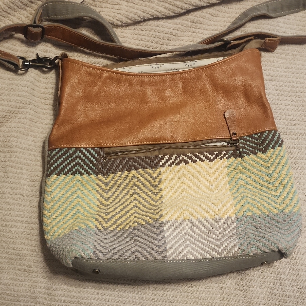 Myra Bag Brown and Gray Crossbody